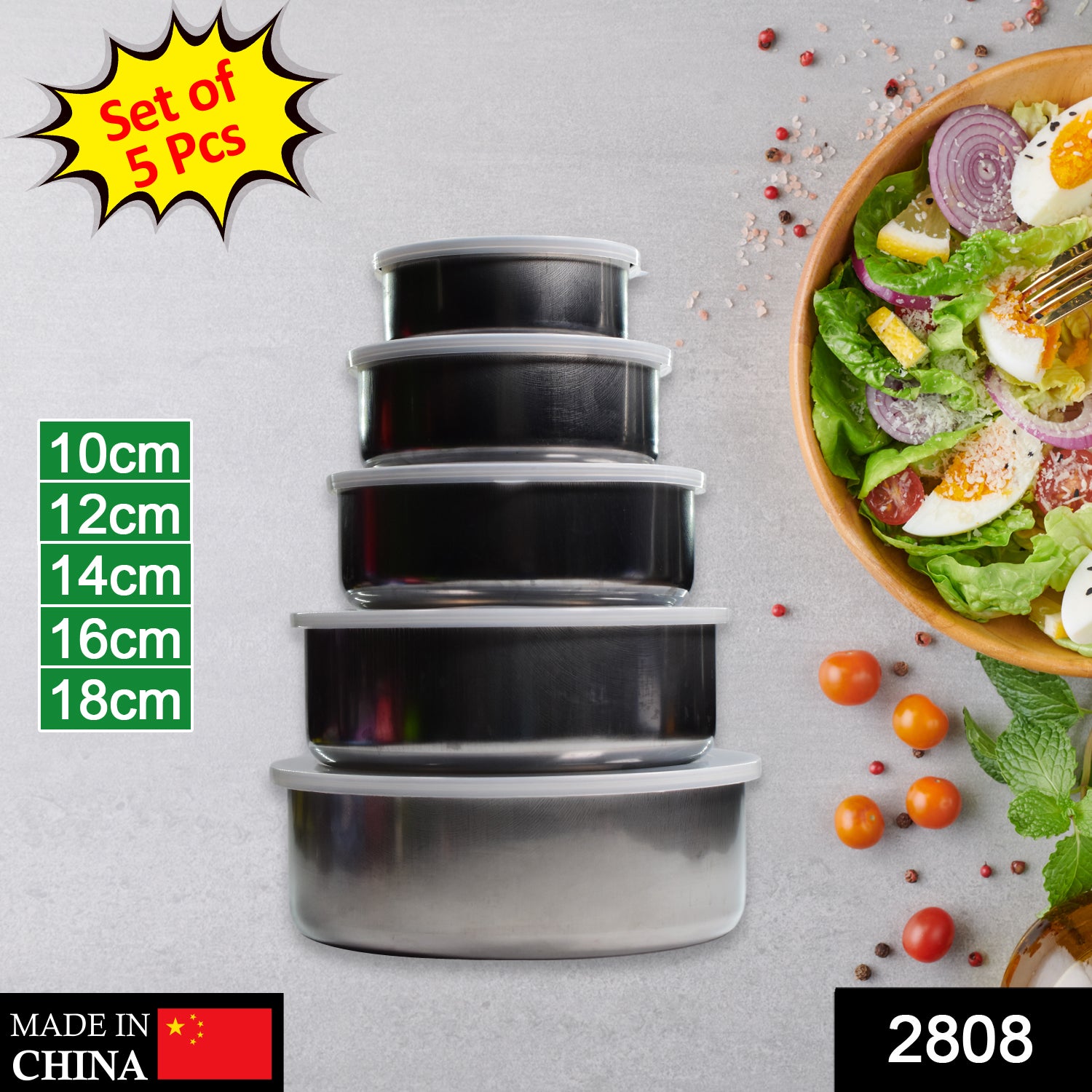 2808 Stainless Steel Food Storage Airtight  Leak Proof Lunch Box 2808 Stainless Steel Food Storage Airtight  Leak Proof Lunch Box